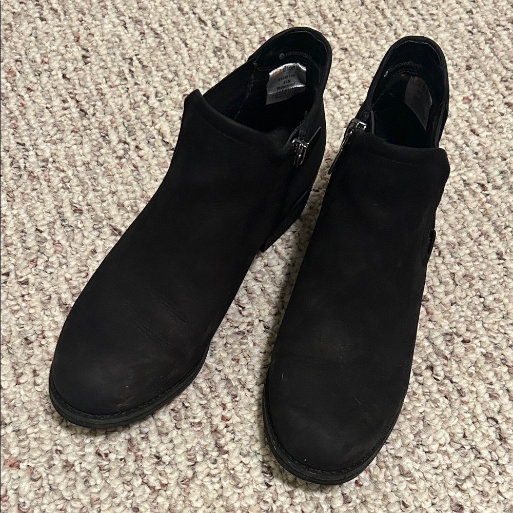 Blondo ankle boots booties 6.5 waterproof black